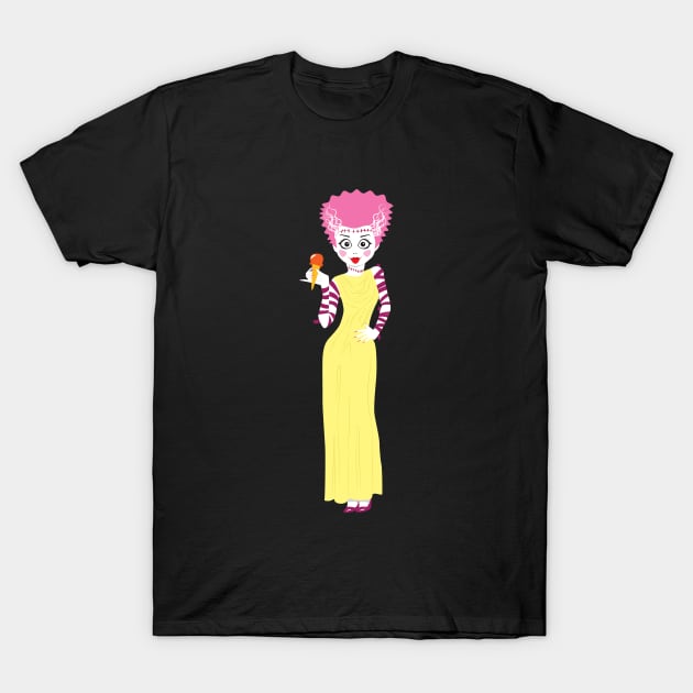 Bride of Frankenstein T-Shirt by AndyKalns Shop 